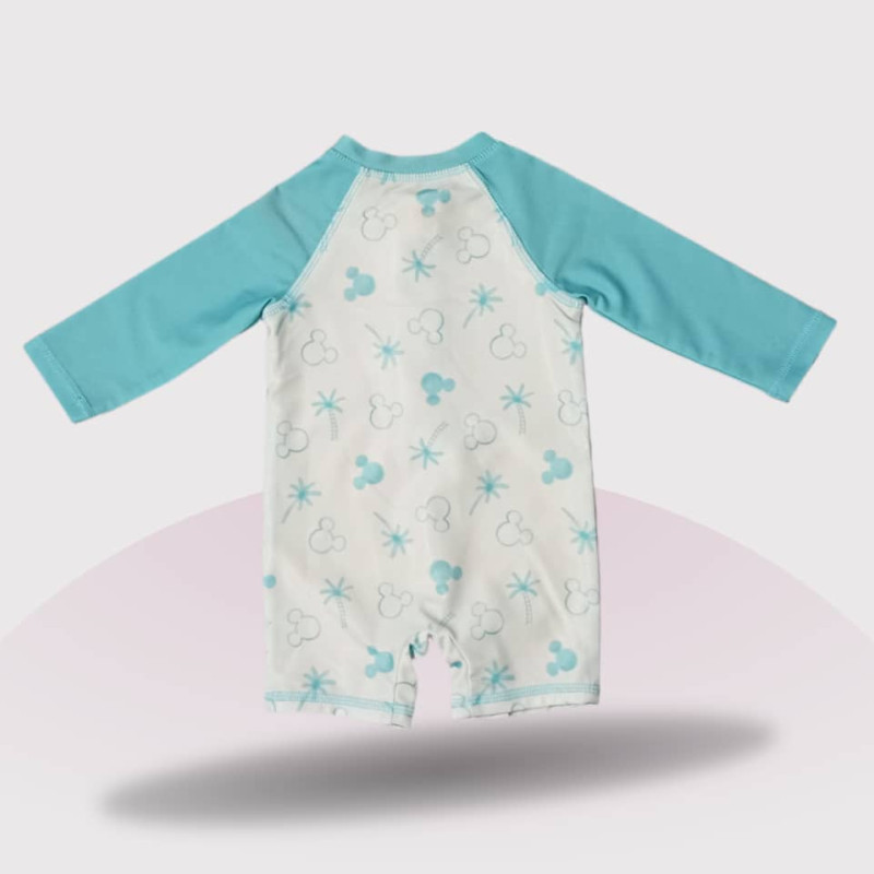 Baby Swimwear, Long Sleeve, Fashion Mickey Print