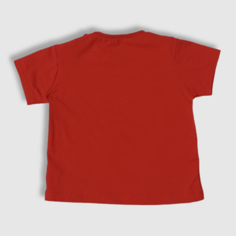 Baby Round Neck T-Shirt , Fashion Print, Red