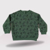 Baby Sweat Set, Fashion Cartoon Print, Green