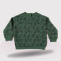 Baby Sweat Set, Fashion Cartoon Print, Green