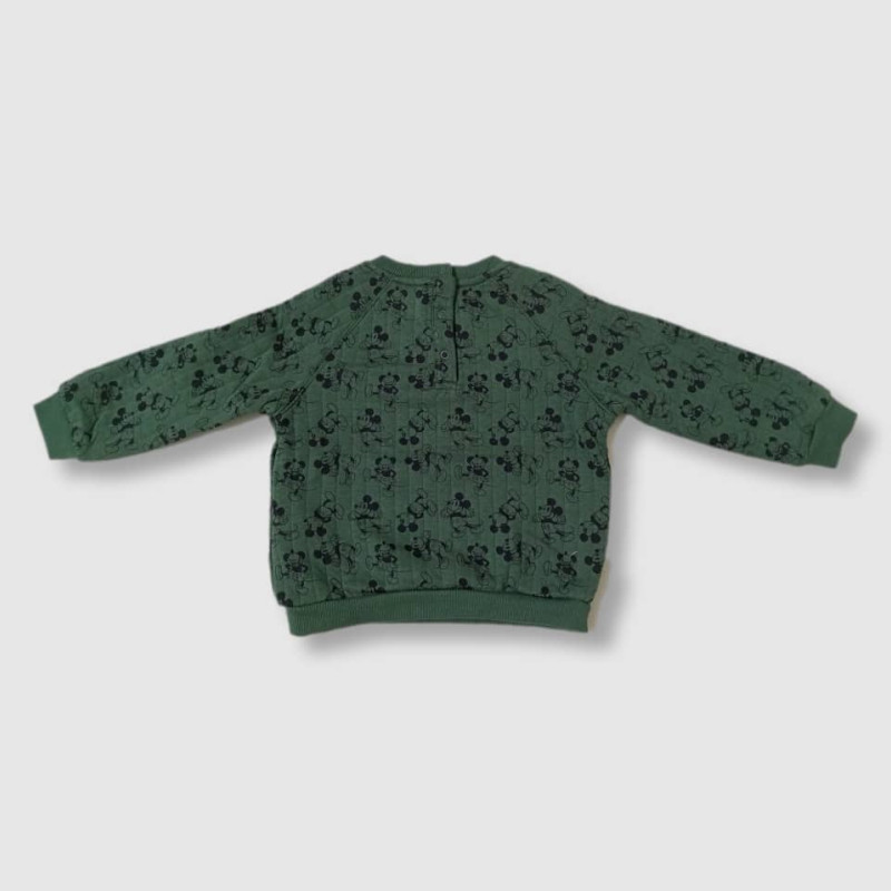 Baby Sweat Set, Fashion Cartoon Print, Green