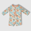Baby Swimwear, Long Sleeve, Fashion Stitch Print