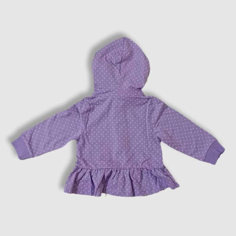 Baby Sweater Hoodie Set, Fashion Mickey Print, Purple & Red