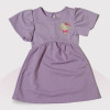 Sleeve Dress Up, Fashion Hello Kitty Embroidery, Purple Colour