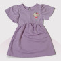 Sleeve Dress Up, Fashion Hello Kitty Embroidery, Purple Colour